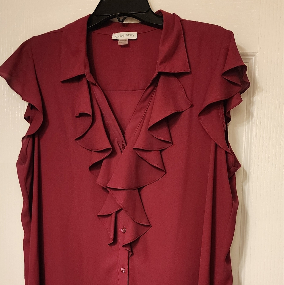 Calvin Klien short sleeve blouse
